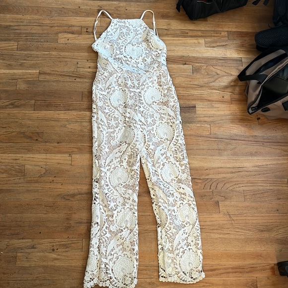 Stone Cold Fox Dylan Jumpsuit White EUC - Picture 3 of 12